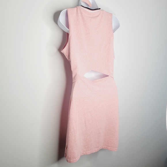 SOLD Lole Open Back Crew Neck Casual Cotton Summer Dress - Picture 6 of 7